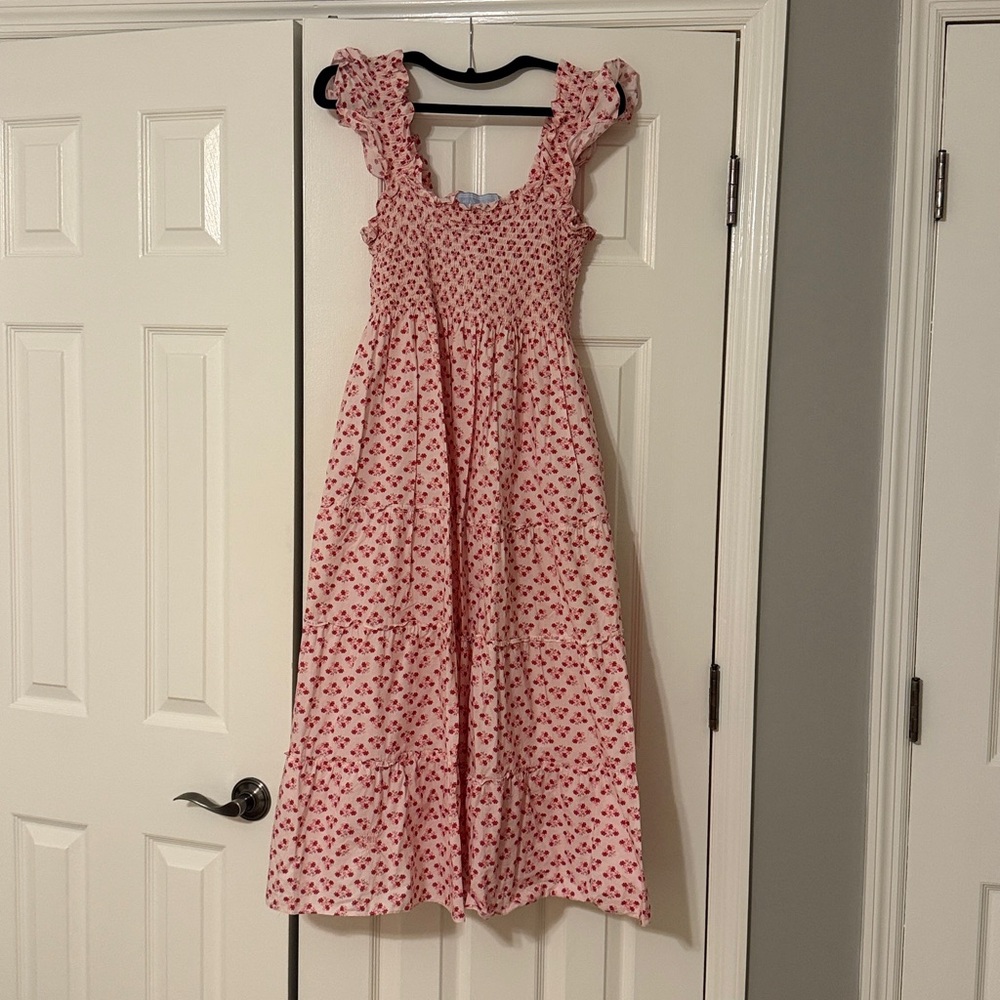 Pink Floral Nap Dress